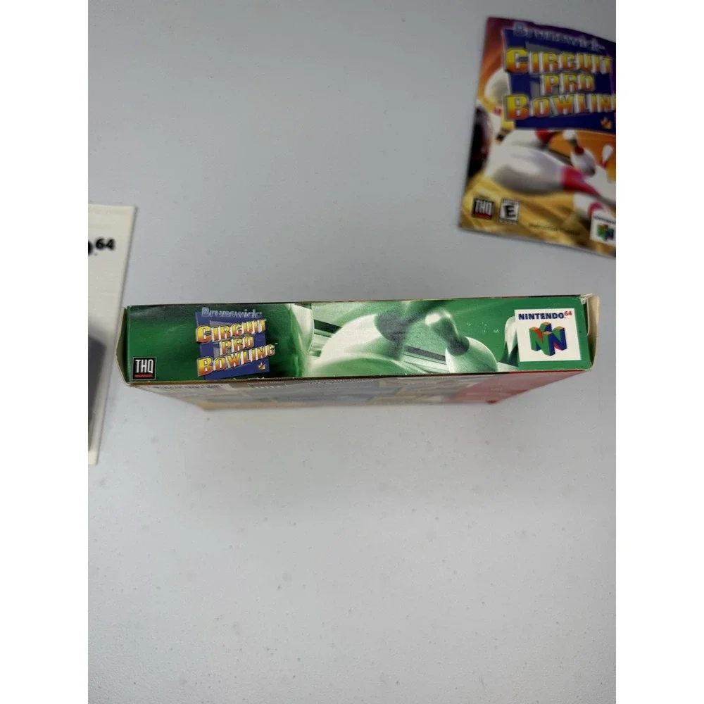 Brunswick Circuit Pro Bowling (Nintendo 64, 1999)  N64 CIB Complete Box Manual